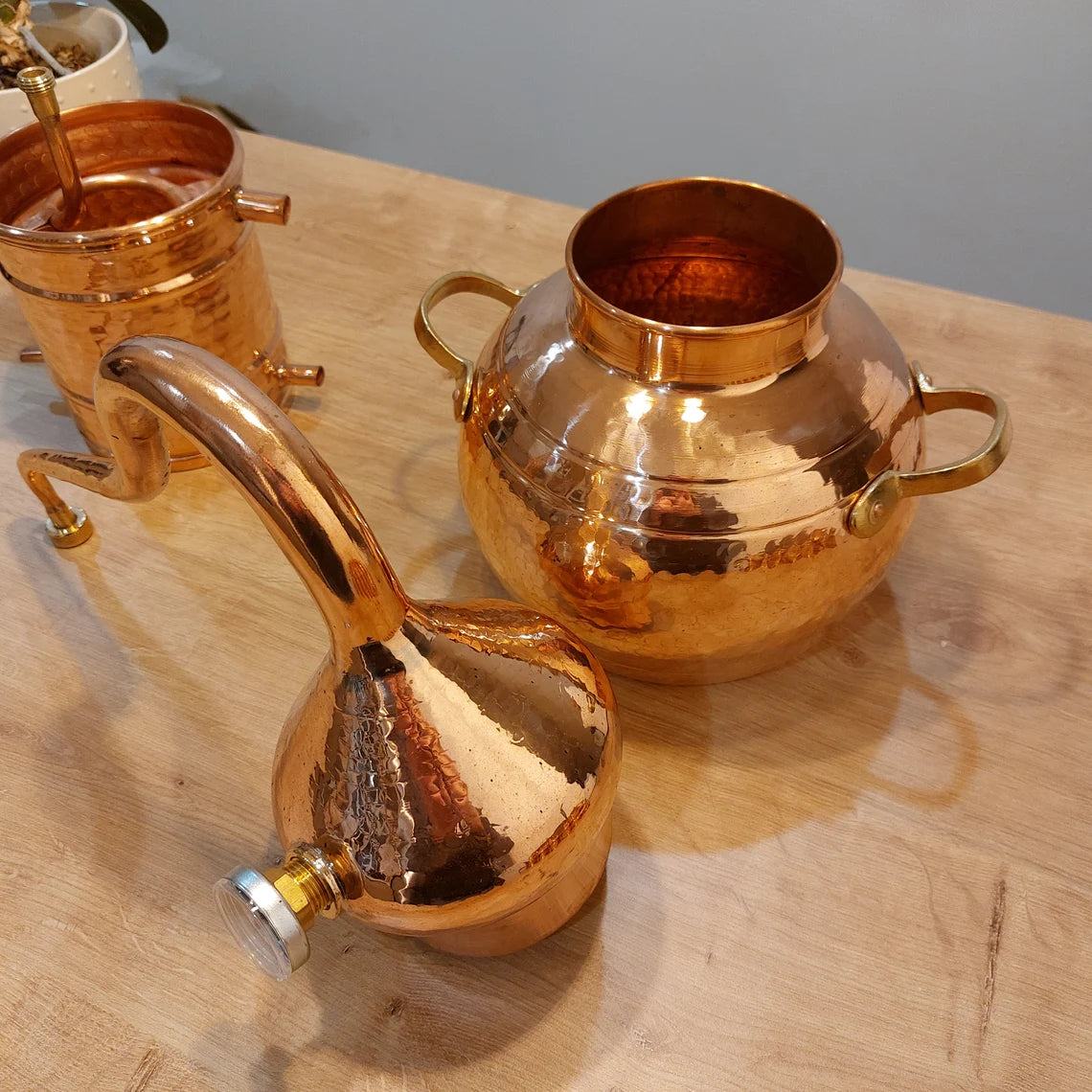 Traditional Alembic 5 L / Copper Alembic Still / Alembic Distiller / Essential Oil Distiller / Distillery / Still For Essential Oils