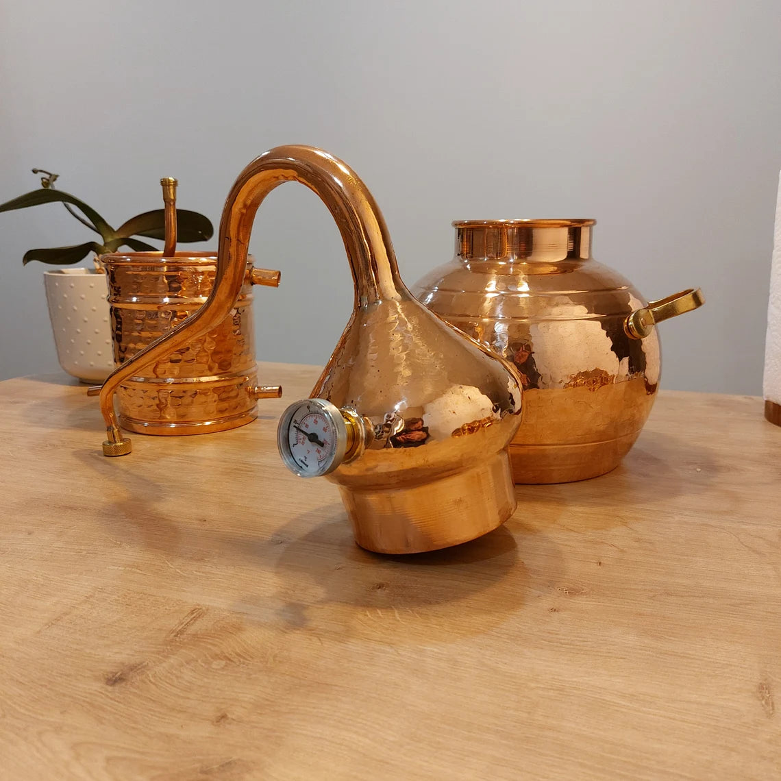 Traditional Alembic 5 L / Copper Alembic Still / Alembic Distiller / Essential Oil Distiller / Distillery / Still For Essential Oils