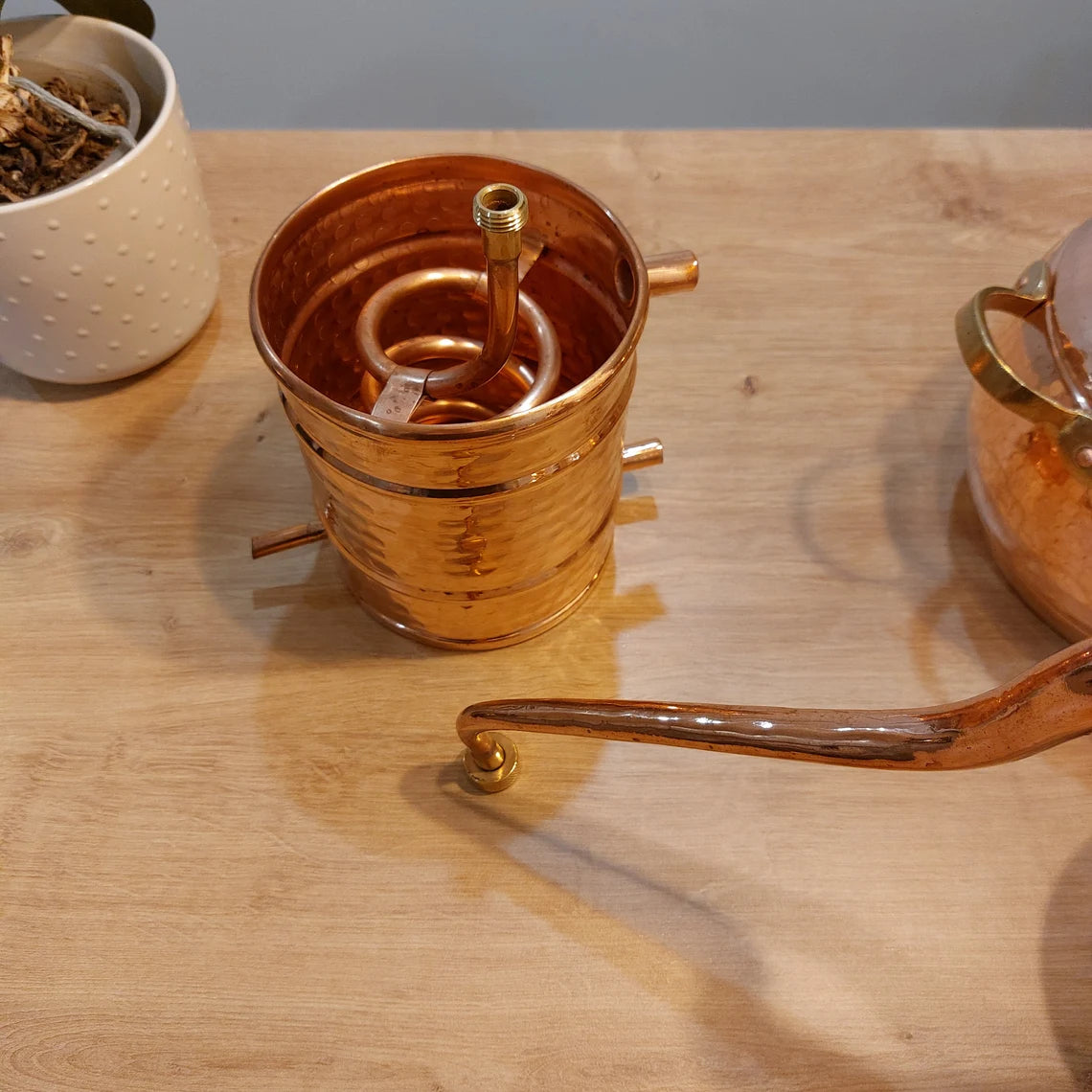 Traditional Alembic 5 L / Copper Alembic Still / Alembic Distiller / Essential Oil Distiller / Distillery / Still For Essential Oils