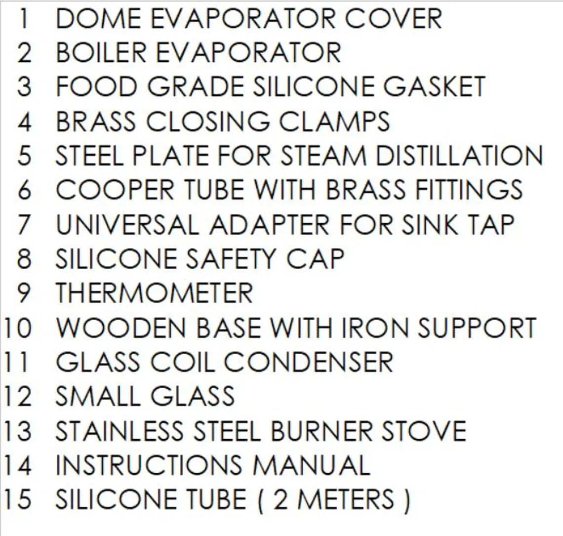 Alembic Distiller for essential oils & hydrolates in copper with glass condensation coil.